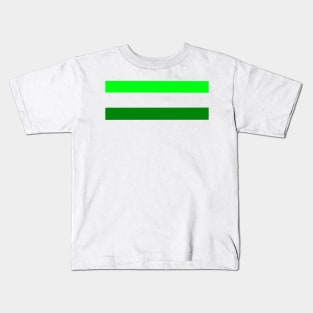 Green Stripes Kids T-Shirt